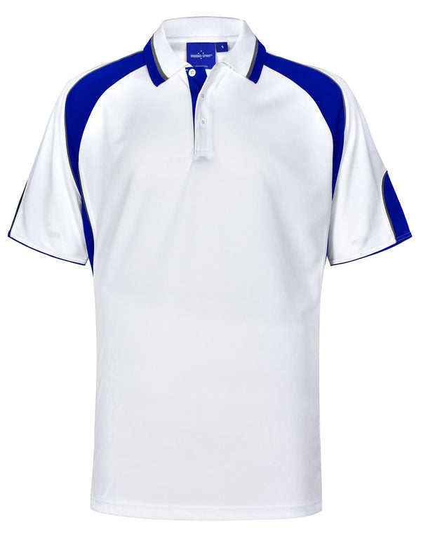Kids Cooldry Contrast Polo With Sleeve Panel [53-PS61K]