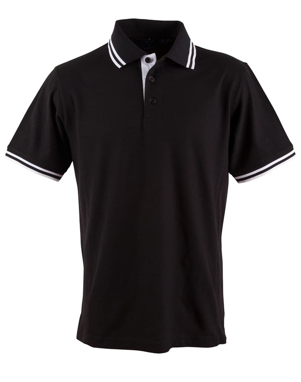 Kids TrueDry Contrast S/S Polo [53-PS65K]