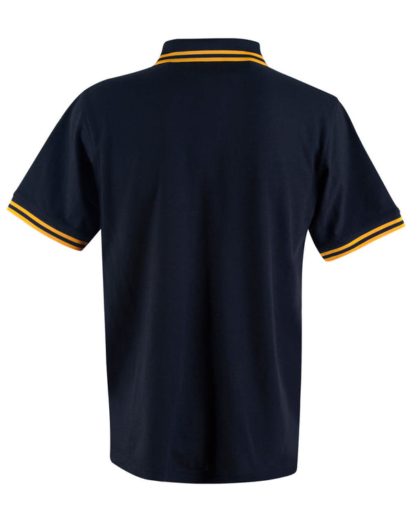 Mens TrueDry Contrast S/S Polo [53-PS65]