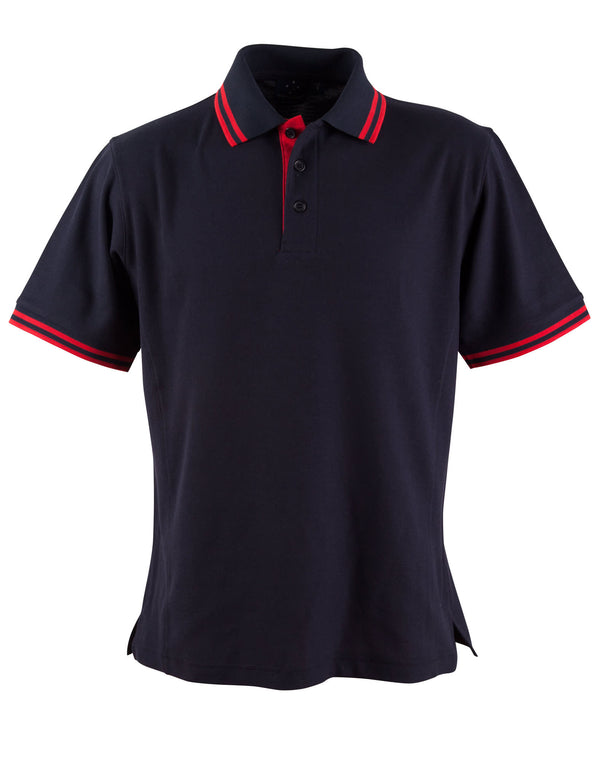 Kids TrueDry Contrast S/S Polo [53-PS65K]