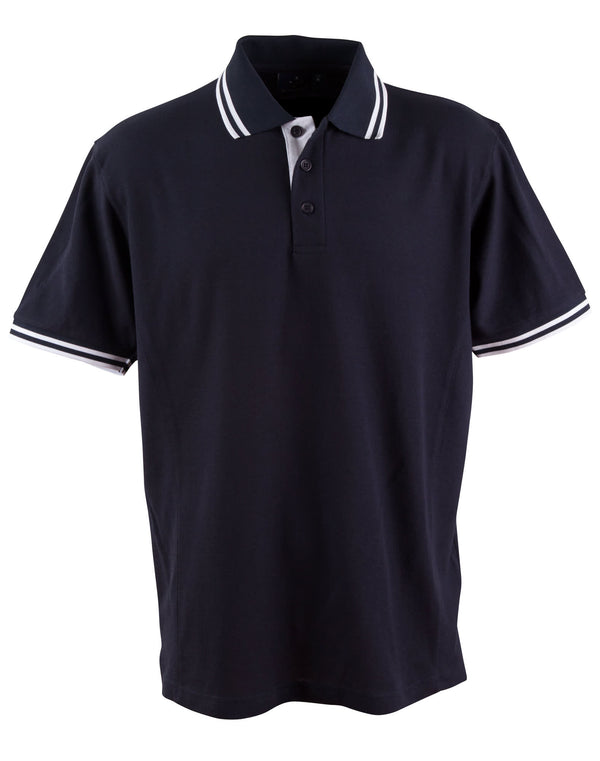 Kids TrueDry Contrast S/S Polo [53-PS65K]