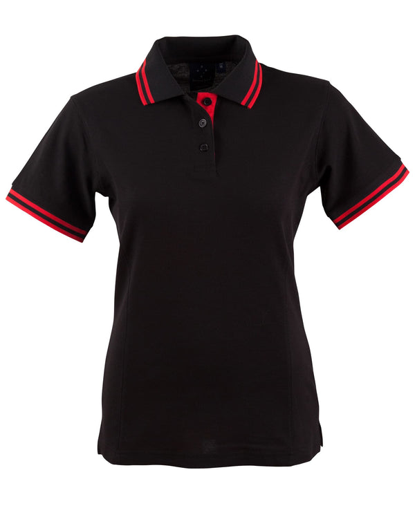 Ladies TrueDry Contrast S/S Polo [53-PS66]
