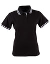 Ladies TrueDry Contrast S/S Polo [53-PS66]