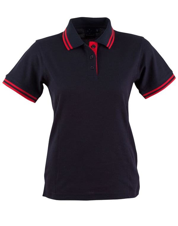 Ladies TrueDry Contrast S/S Polo [53-PS66]
