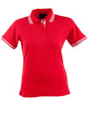 Ladies TrueDry Contrast S/S Polo [53-PS66]