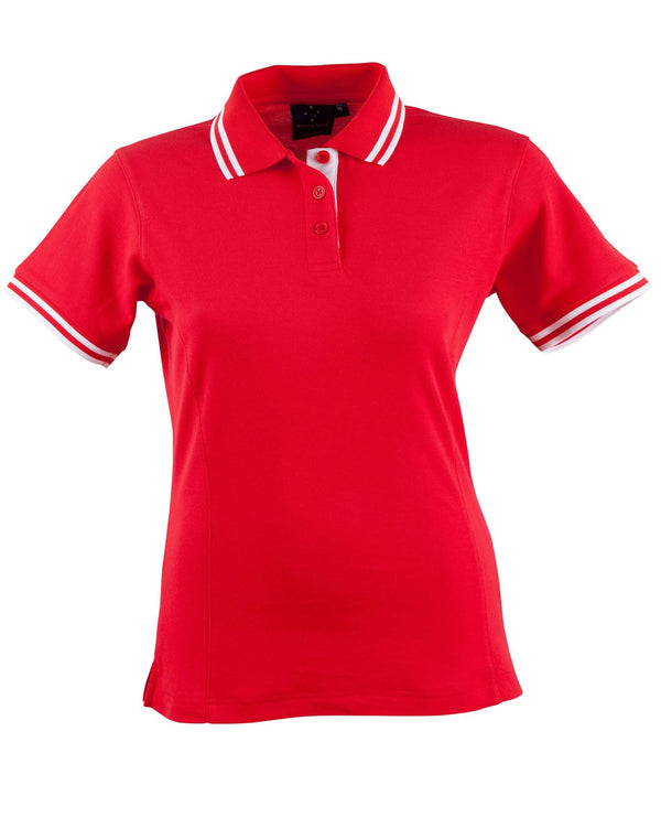 Ladies TrueDry Contrast S/S Polo [53-PS66]