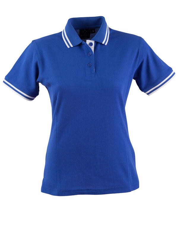 Ladies TrueDry Contrast S/S Polo [53-PS66]