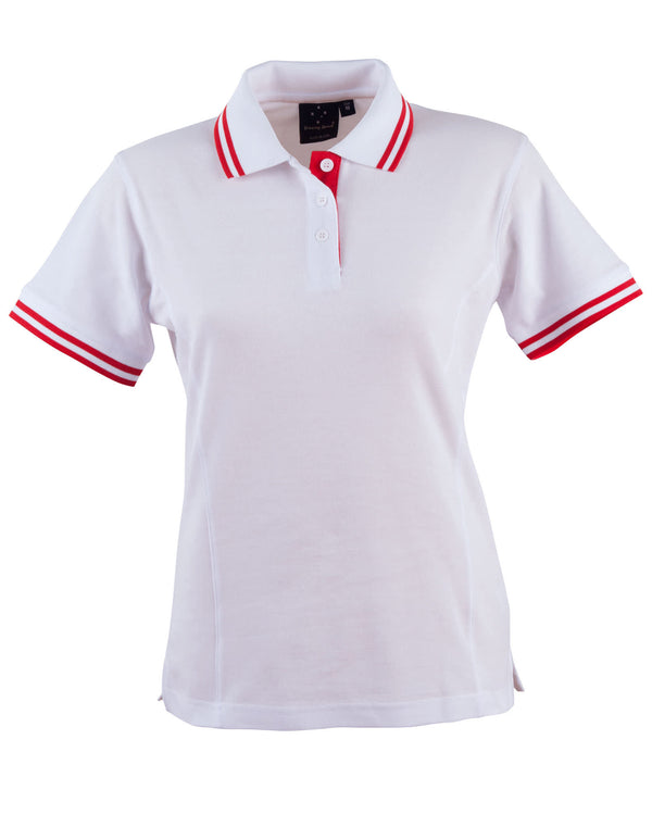 Ladies TrueDry Contrast S/S Polo [53-PS66]