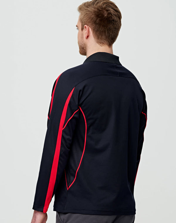 Mens TrueDry Long Sleeve Polo [53-PS69]