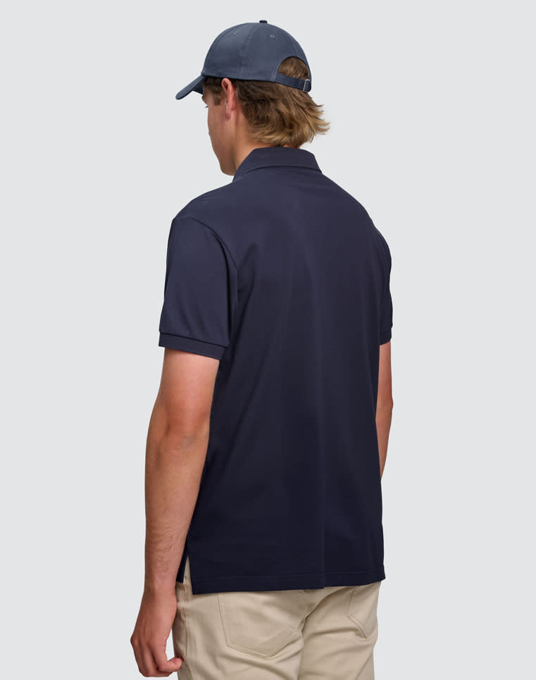 Mens Ultrafine Cotton Pique Polo [53-PS71]