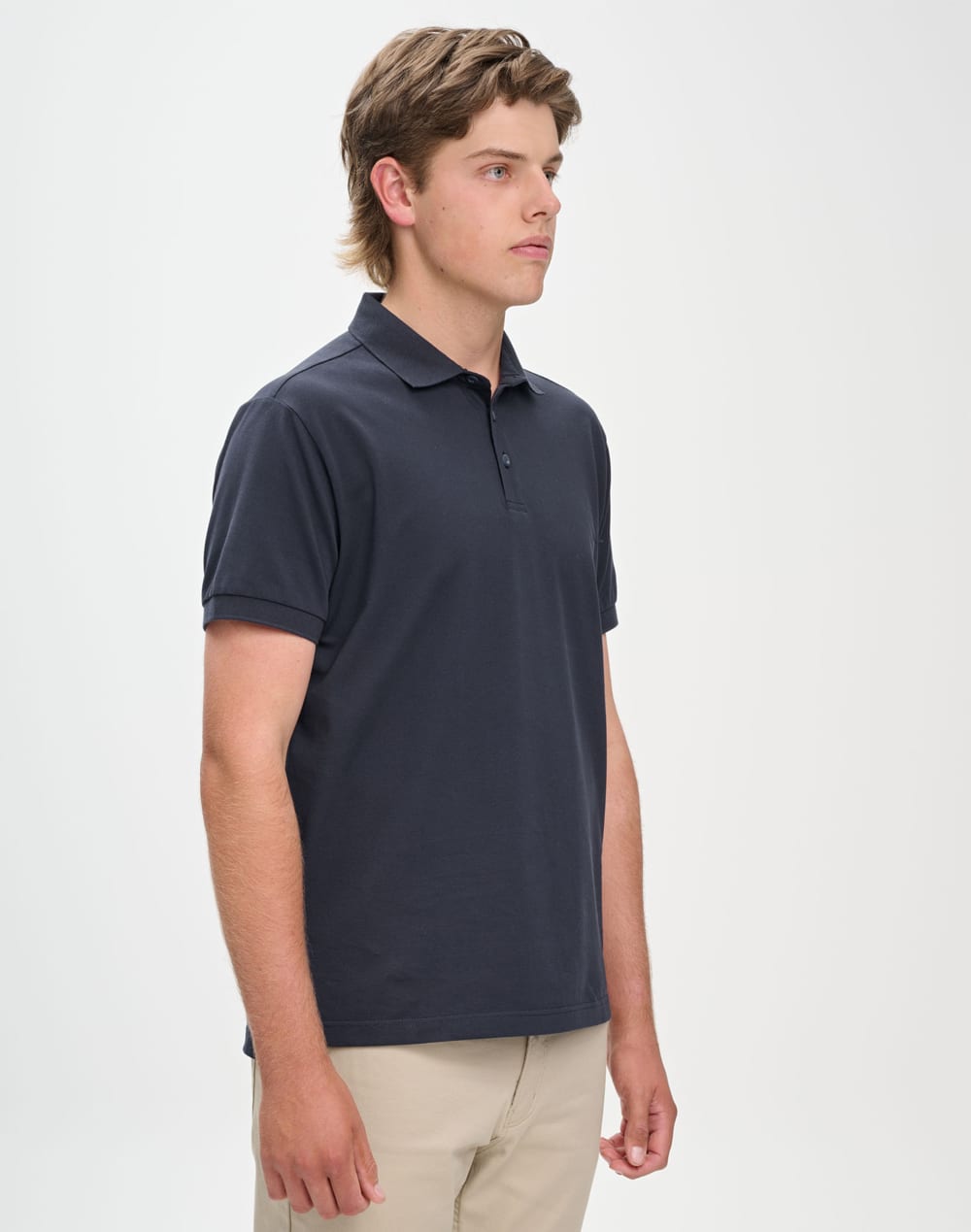 Mens Ultrafine Cotton Pique Polo [53-PS71]