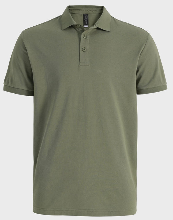 Mens Ultrafine Cotton Pique Polo [53-PS71]