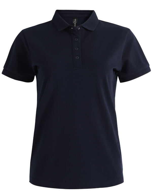 Ladies Ultrafine Cotton Pique Polo [53-PS72]