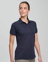 Ladies Ultrafine Cotton Pique Polo [53-PS72]