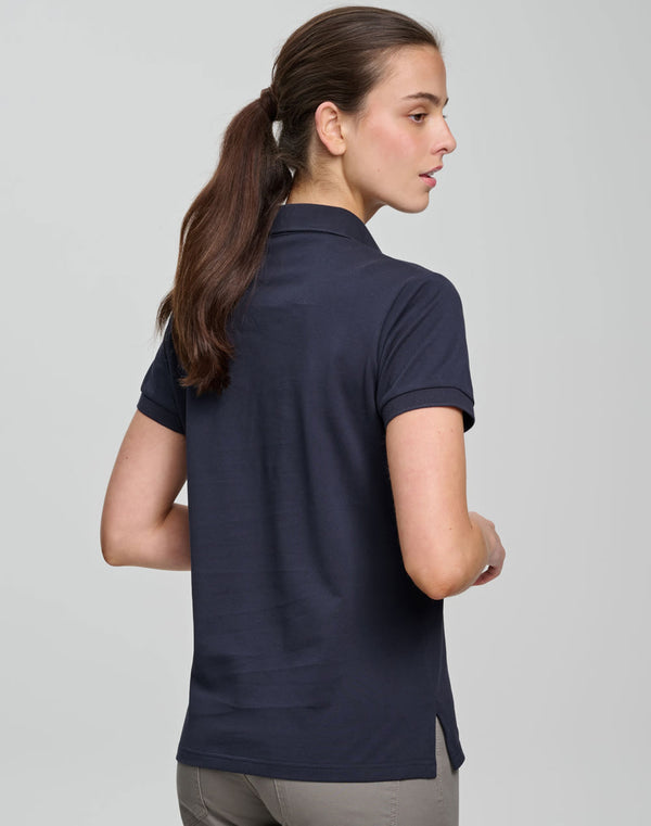 Ladies Ultrafine Cotton Pique Polo [53-PS72]