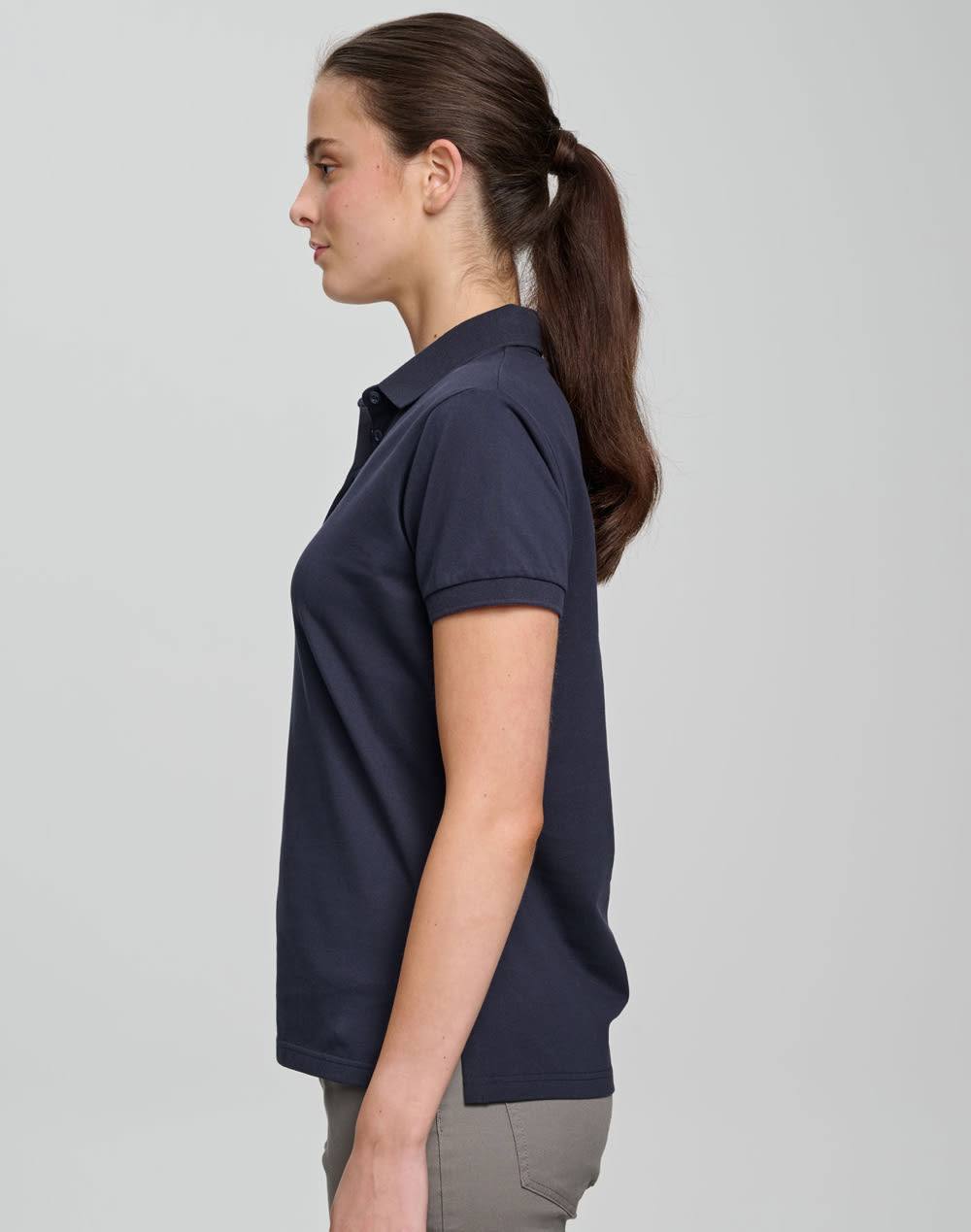 Ladies Ultrafine Cotton Pique Polo [53-PS72]