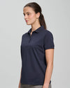 Ladies Ultrafine Cotton Pique Polo [53-PS72]