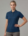 Ladies Ultrafine Cotton Pique Polo [53-PS72]