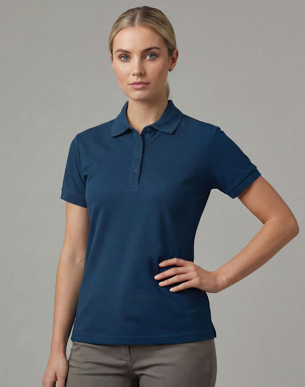 Ladies Ultrafine Cotton Pique Polo [53-PS72]