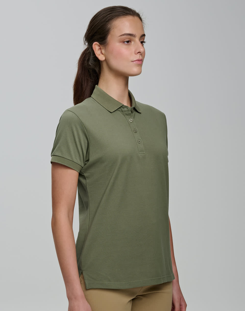 Ladies Ultrafine Cotton Pique Polo [53-PS72]