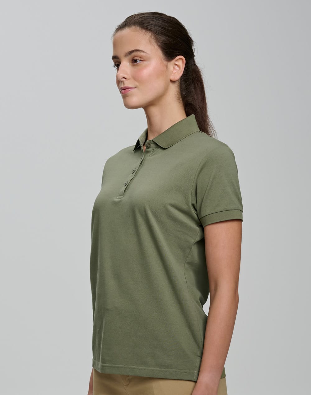 Ladies Ultrafine Cotton Pique Polo [53-PS72]
