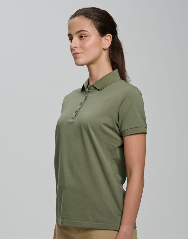 Ladies Ultrafine Cotton Pique Polo [53-PS72]