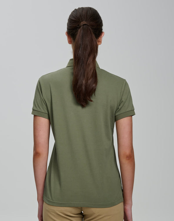 Ladies Ultrafine Cotton Pique Polo [53-PS72]