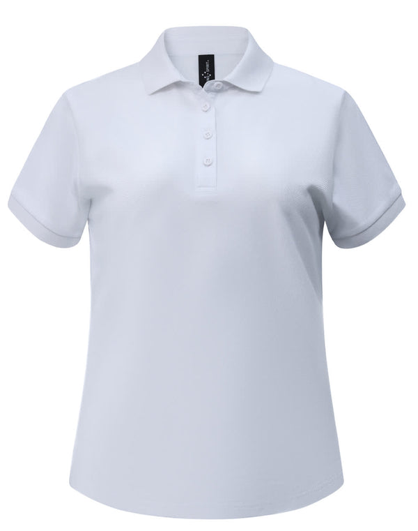 Ladies Ultrafine Cotton Pique Polo [53-PS72]