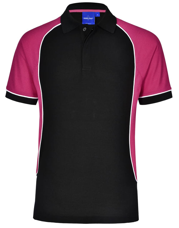 Kids TrueDry Tricolour S/S Pique Polo [53-PS77K]