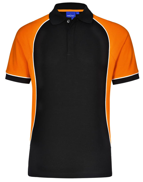 Kids TrueDry Tricolour S/S Pique Polo [53-PS77K]