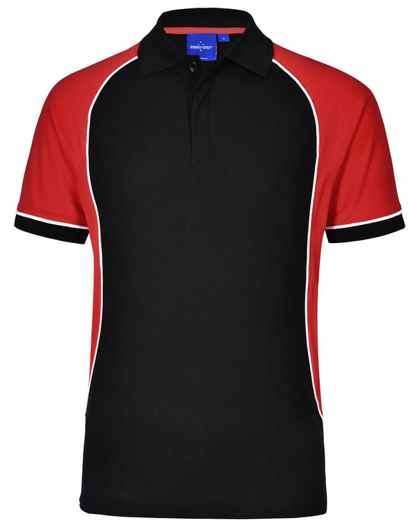 Kids TrueDry Tricolour S/S Pique Polo [53-PS77K]