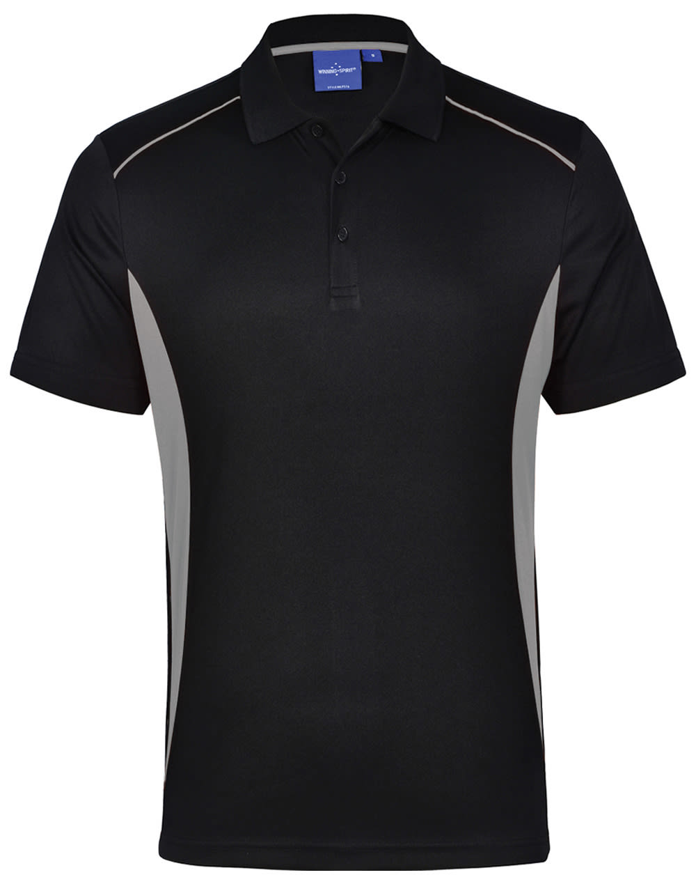 Mens Cooldry S/S Contrast Interlock Polo [53-PS79]