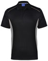 Mens Cooldry S/S Contrast Interlock Polo [53-PS79]