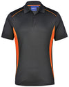 Mens Cooldry S/S Contrast Interlock Polo [53-PS79]