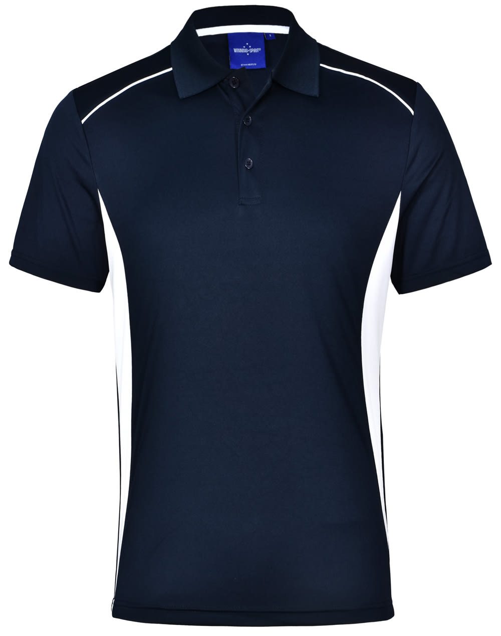 Mens Cooldry S/S Contrast Interlock Polo [53-PS79]