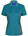 Ladies Cooldry S/S Contrast Interlock Polo [53-PS80]
