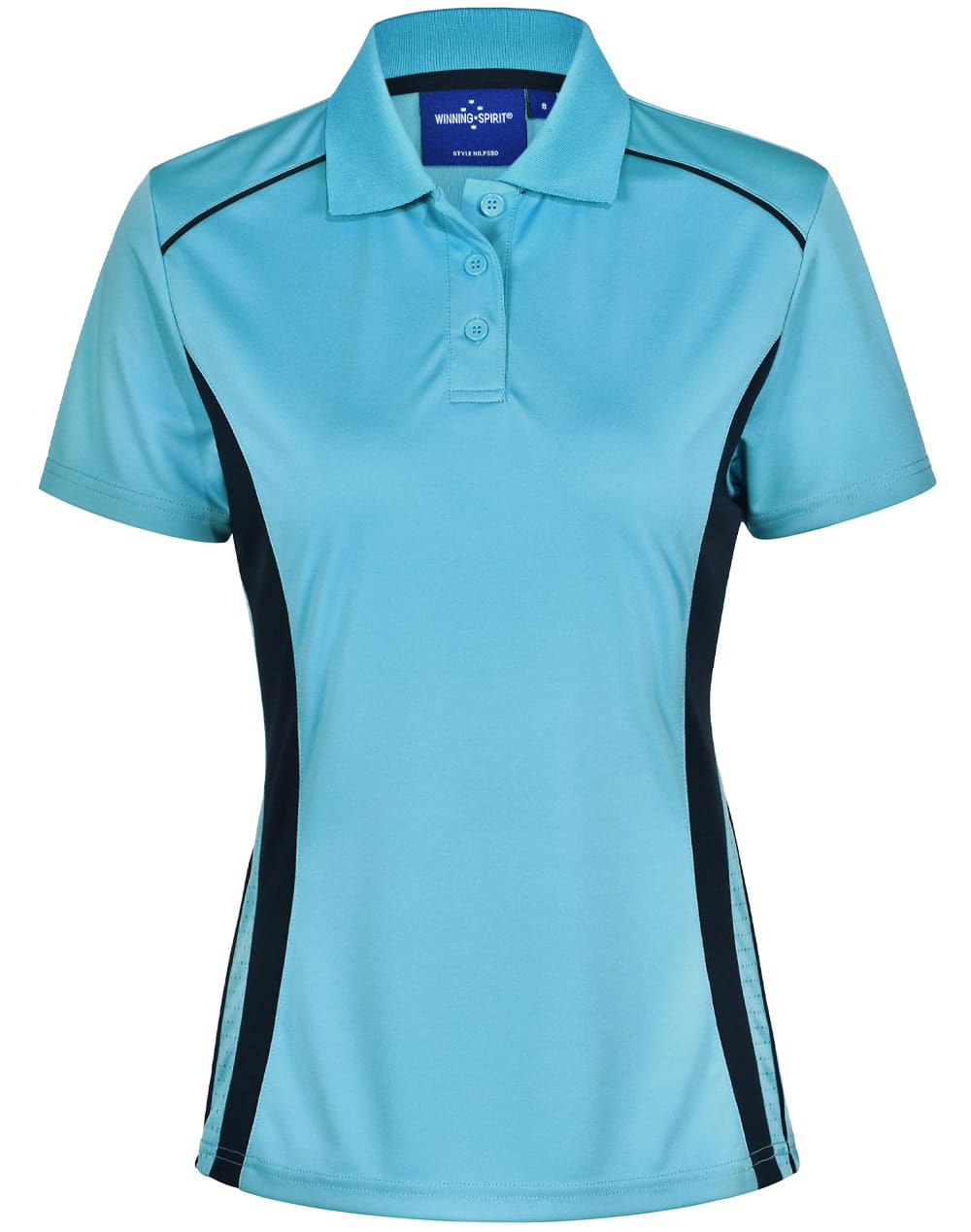 Ladies Cooldry S/S Contrast Interlock Polo [53-PS80]