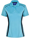Ladies Cooldry S/S Contrast Interlock Polo [53-PS80]