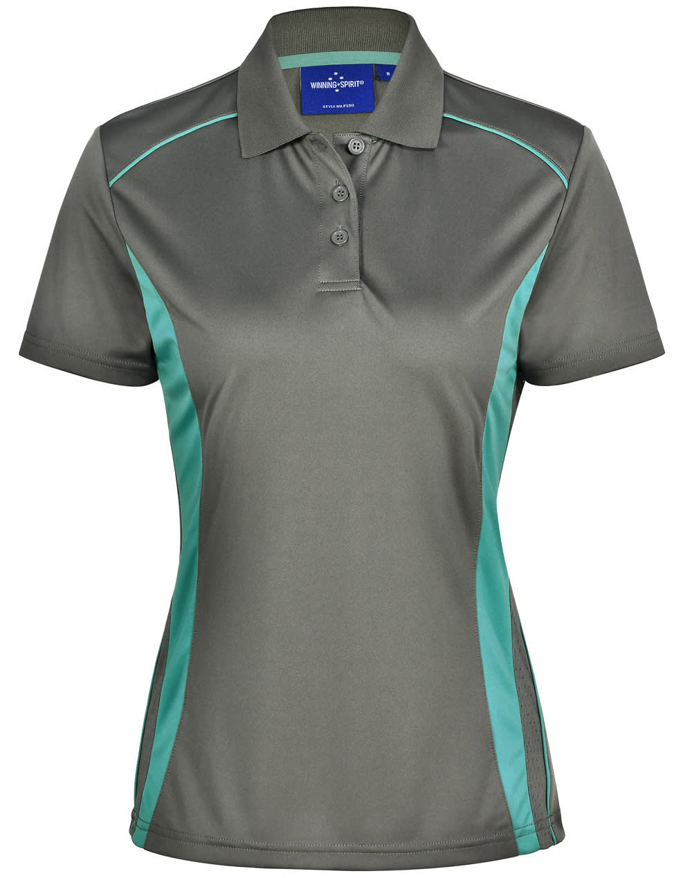Ladies Cooldry S/S Contrast Interlock Polo [53-PS80]