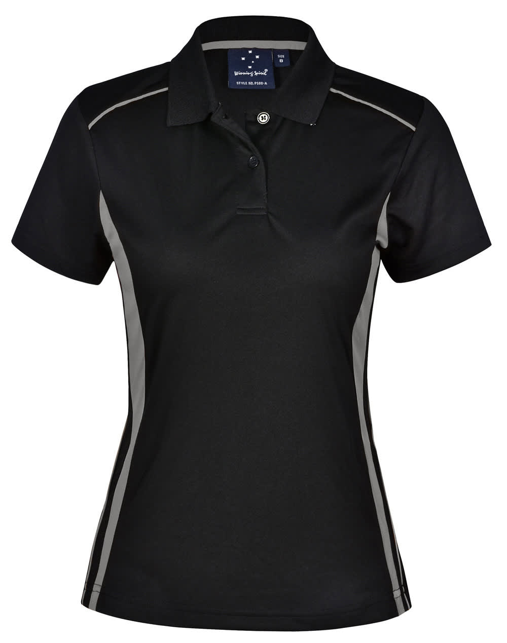 Ladies Cooldry S/S Contrast Interlock Polo [53-PS80]