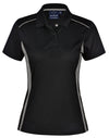 Ladies Cooldry S/S Contrast Interlock Polo [53-PS80]