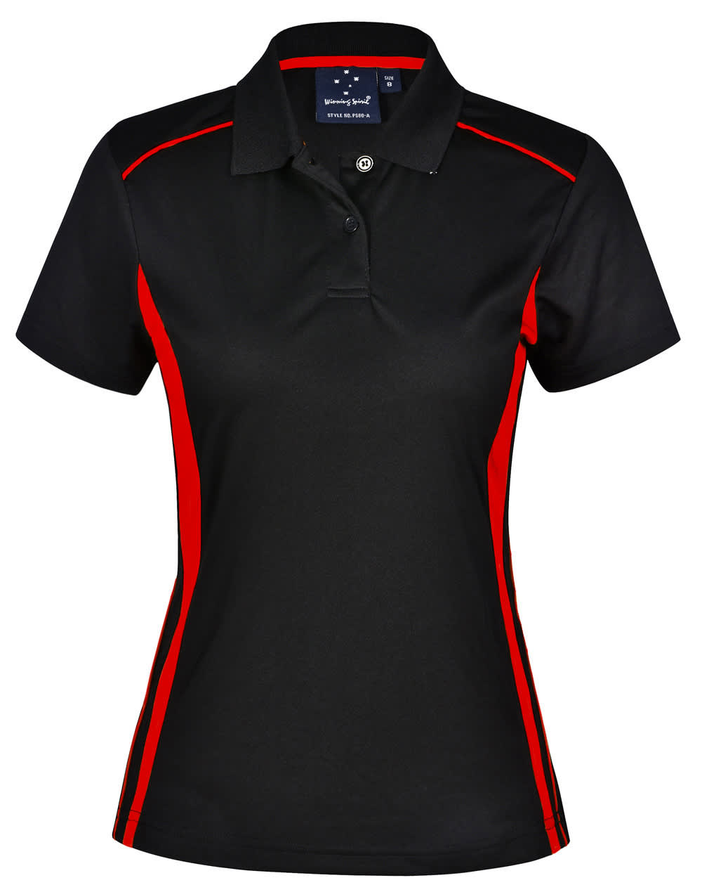 Ladies Cooldry S/S Contrast Interlock Polo [53-PS80]