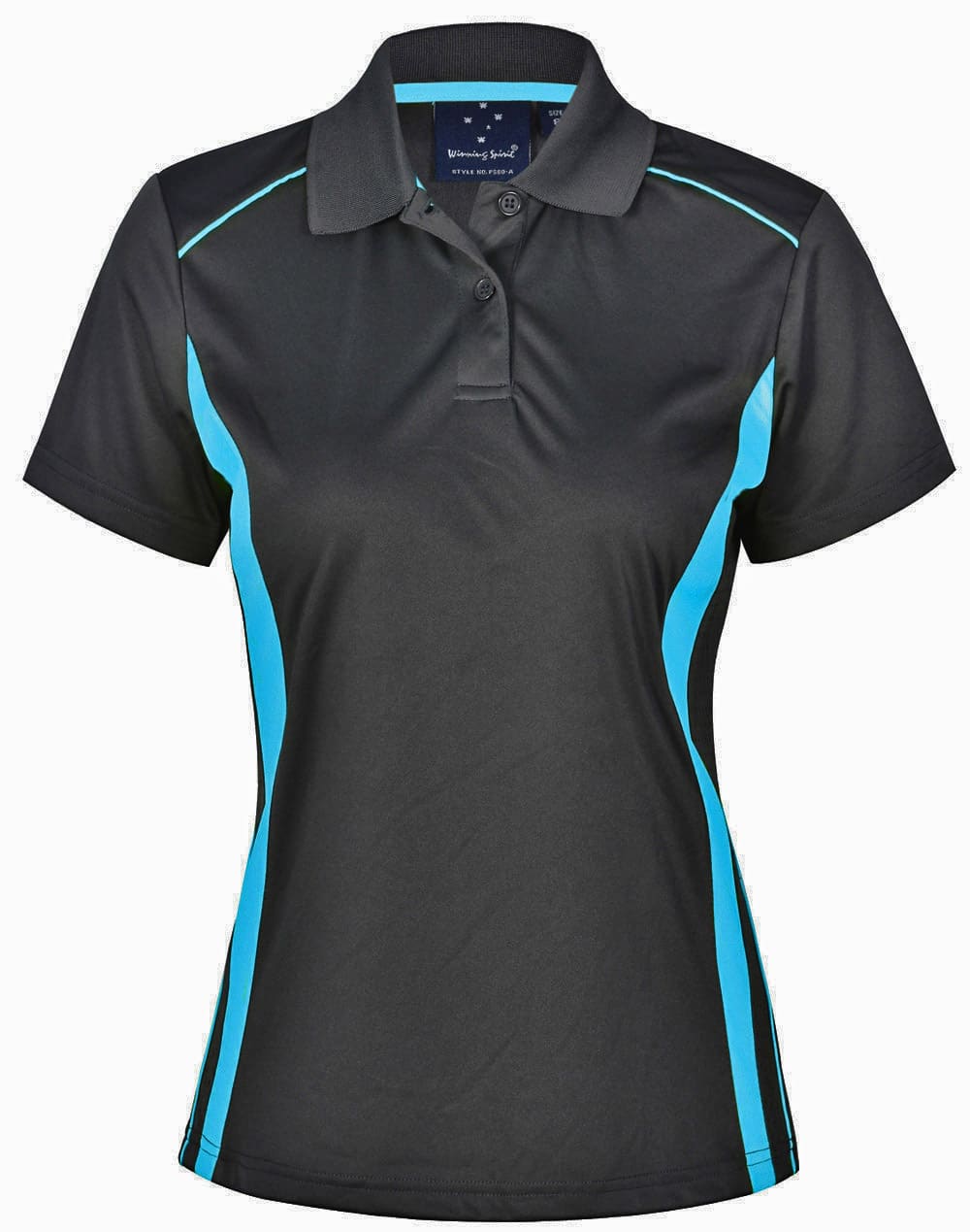 Ladies Cooldry S/S Contrast Interlock Polo [53-PS80]