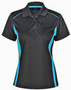 Ladies Cooldry S/S Contrast Interlock Polo [53-PS80]