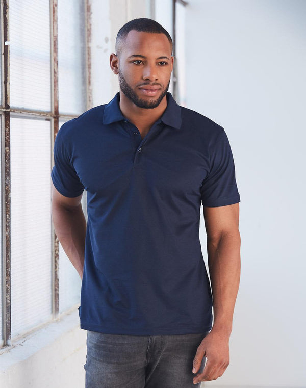 Mens Cooldry Pique Soild Colour S/S Polo [53-PS81]