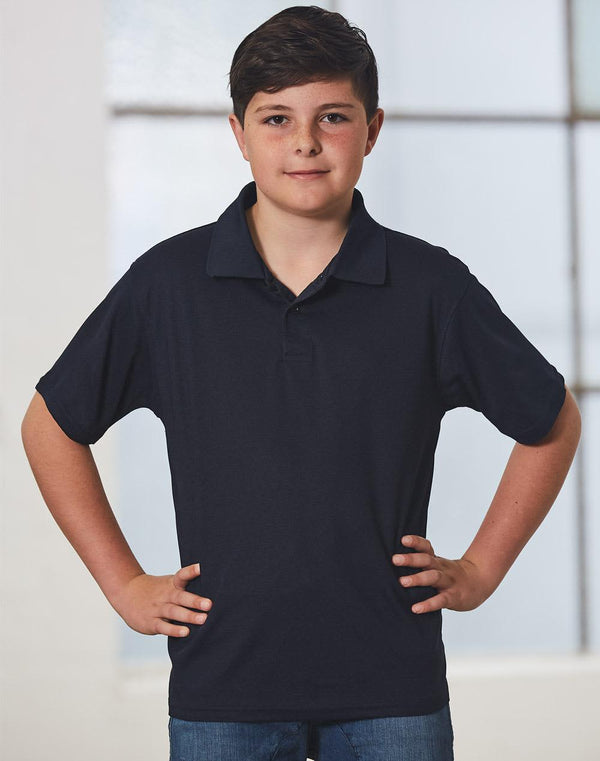 Kids Cooldry Pique Soild Colour S/S Polo [53-PS81K]