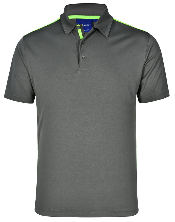 Kids Ultra Dry Short Sleeve Contrast Polo [53-PS83K]
