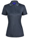 WINNING SPIRIT Bamboo Charcoal Corporate Short Sleeve Polo Ladies [53-PS88]