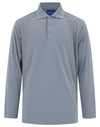 Mens Bamboo Charcoal L/S Polo [53-PS89]