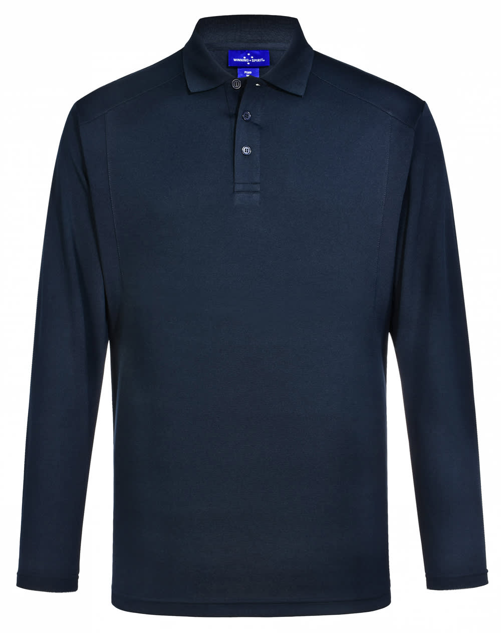 WINNING SPIRIT Lucky Bamboo Long Sleeve Polo Mens [53-PS89]